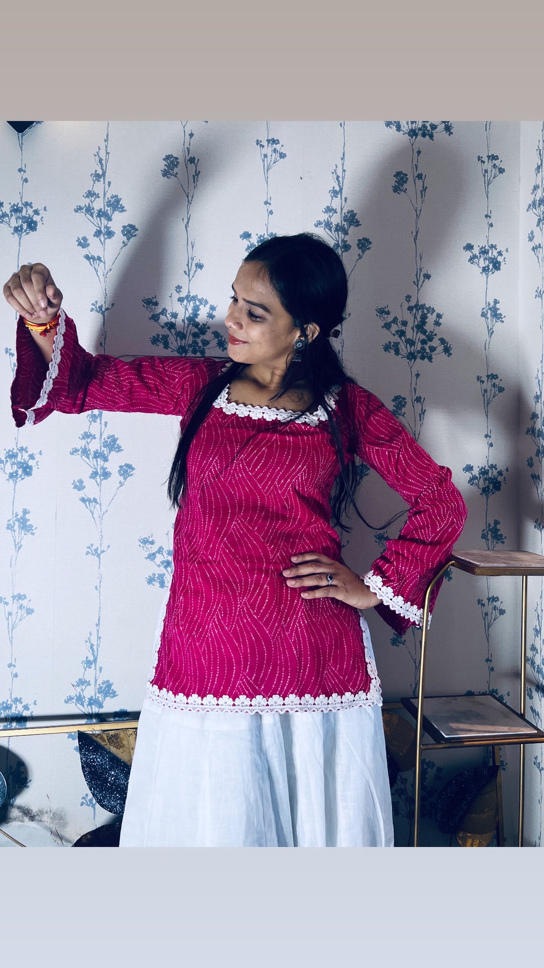 Party Wear Heavy Plazo Suit