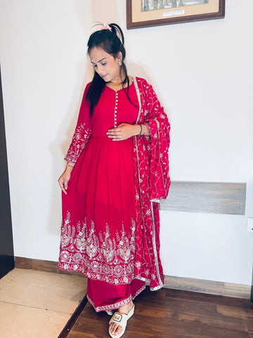 Party Wear Frock Suit