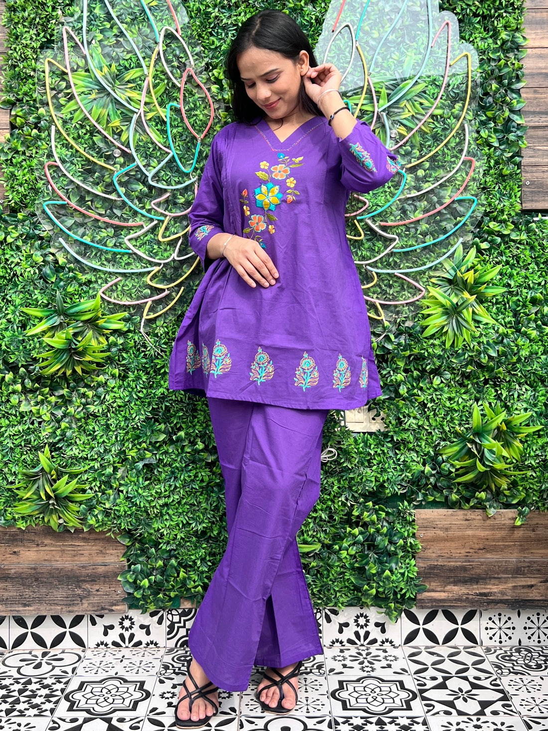 2 Piece Cord -Set  Cotton